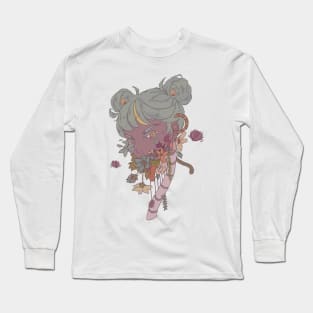 Head of Flowers Long Sleeve T-Shirt